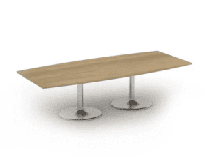 Boat Shaped Boardroom Table