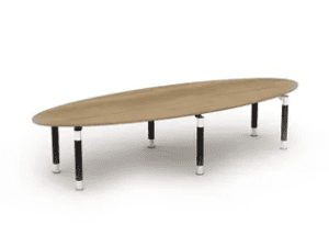 Elliptical Boardroom Table