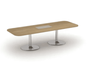 Radial Corner Boardroom Table Large